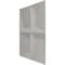 Ekena Millwork 19 5/8in. W x 19 5/8in. H Tellson EnduraWall Decorative 3D Wall Panel Covers 2.67 Sq. Ft. WP20X20TEBAL - alternate 3